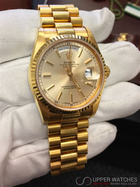 reloj rolex president 18k precio|rolex presidential bracelet.